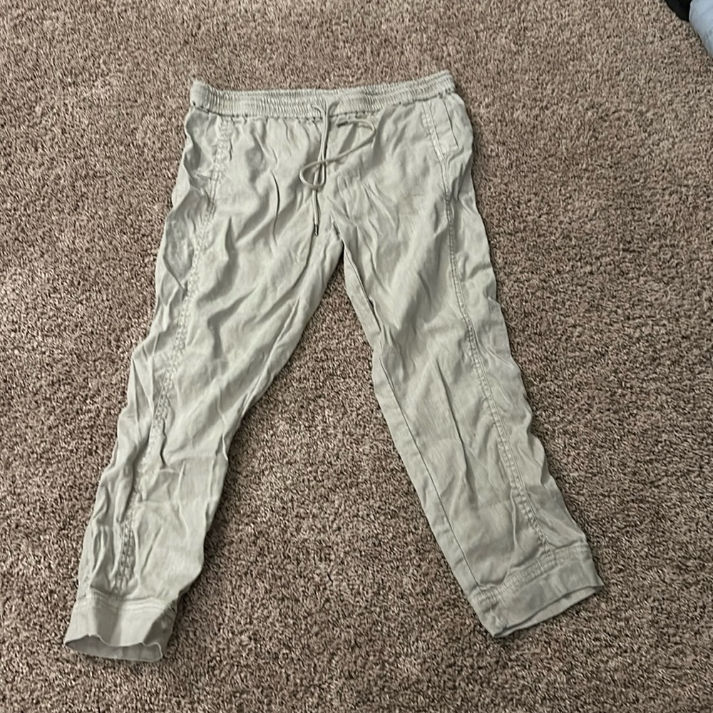 Linen joggers medium